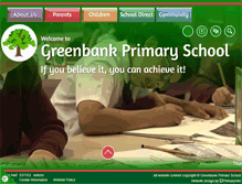 Tablet Screenshot of greenbank-primary.co.uk